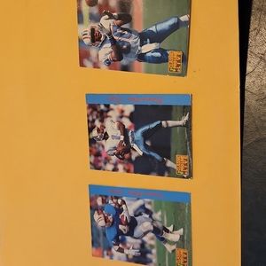 3 Houston Oilers Trading Cards